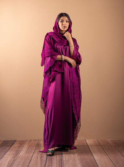 Zainab Chottani | The Kaftan Edit | Plum Flame - by Libasekhas UK - Registered Vendor of : Zainab Chottani - 100% Original Designer Dress