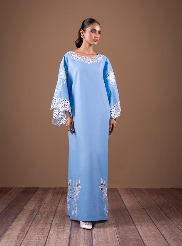 Zainab Chottani | Semi Formals | TIMELESS BLUE - by - Libasekhas UK - Registered Vendor of : Zainab Chottani - 100% Original Designer Dresss