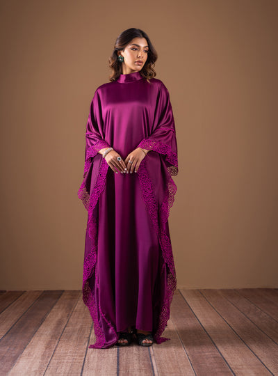 Zainab Chottani | The Kaftan Edit | Plum Flame - by Libasekhas UK - Registered Vendor of : Zainab Chottani - 100% Original Designer Dress