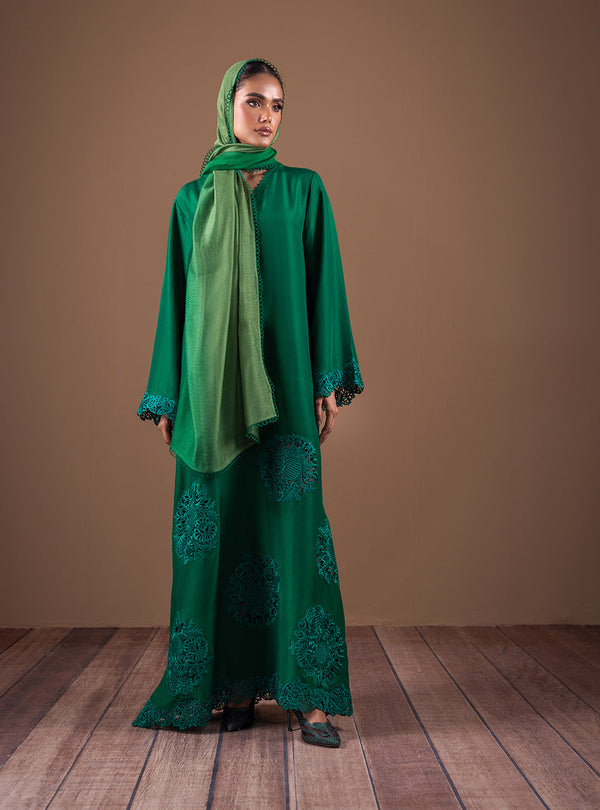 Zainab Chottani | Semi Formals | ENCHANTING EMERALD - by - Libasekhas UK - Registered Vendor of : Zainab Chottani - 100% Original Designer Dresss