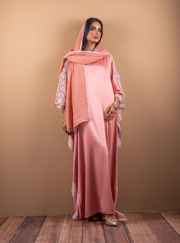 Zainab Chottani | The Kaftan Edit | Coral Blossom - by Libasekhas UK - Registered Vendor of : Zainab Chottani - 100% Original Designer Dress