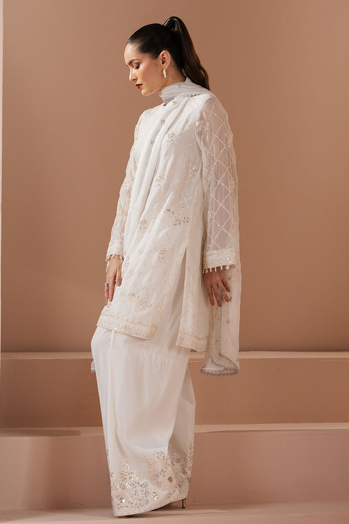 Cross Stitch | Luxe Atelier 25 | ANTIQUE WHITE - by - Libasekhas UK - Registered Vendor of : Cross Stitch - 100% Original Designer Dresss