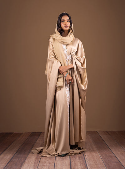 Zainab Chottani | The Kaftan Edit | Butter Vanila Flair - by Libasekhas UK - Registered Vendor of : Zainab Chottani - 100% Original Designer Dress