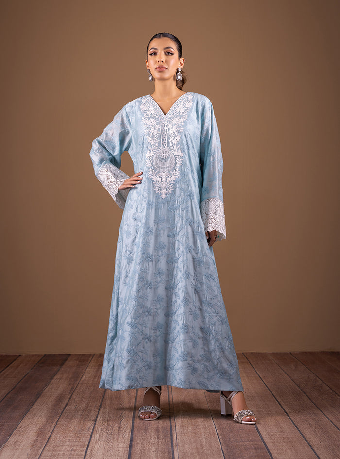 Zainab Chottani | The Kaftan Edit | Aqua Sophistication - by Libasekhas UK - Registered Vendor of : Zainab Chottani - 100% Original Designer Dress