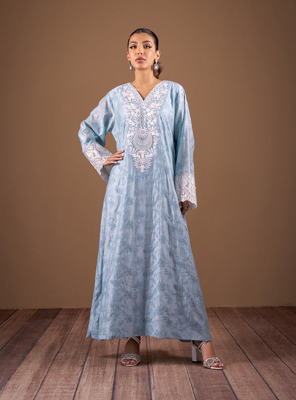 Zainab Chottani | The Kaftan Edit | Aqua Sophistication - by Libasekhas UK - Registered Vendor of : Zainab Chottani - 100% Original Designer Dress