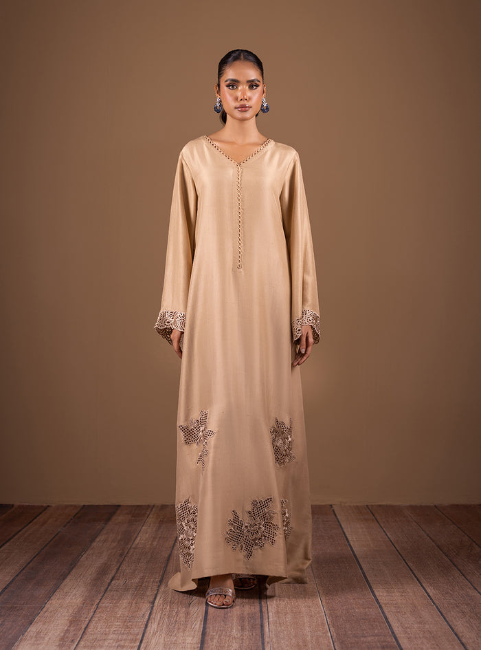 Zainab Chottani | The Kaftan Edit | Champagne Elegance - by Libasekhas UK - Registered Vendor of : Zainab Chottani - 100% Original Designer Dress