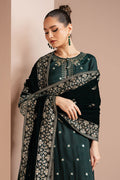 Cross Stitch | Luxe Atelier 25 | EMERALD GRACE - by - Libasekhas UK - Registered Vendor of : Cross Stitch - 100% Original Designer Dresss