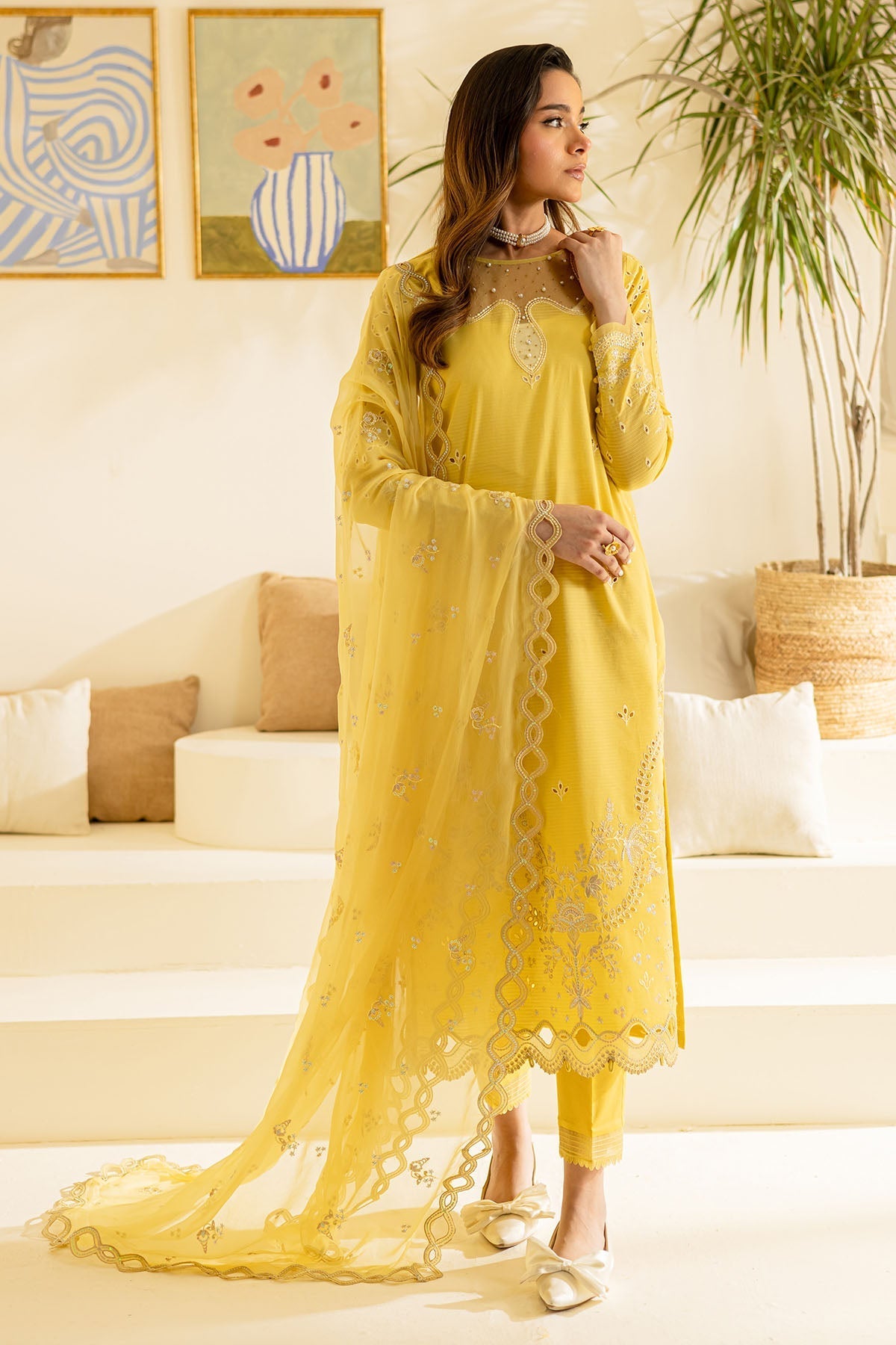 Nureh | Shades of Summer | NP-609 - by Libasekhas UK - Registered Vendor of : Nureh - 100% Original Designer Dress