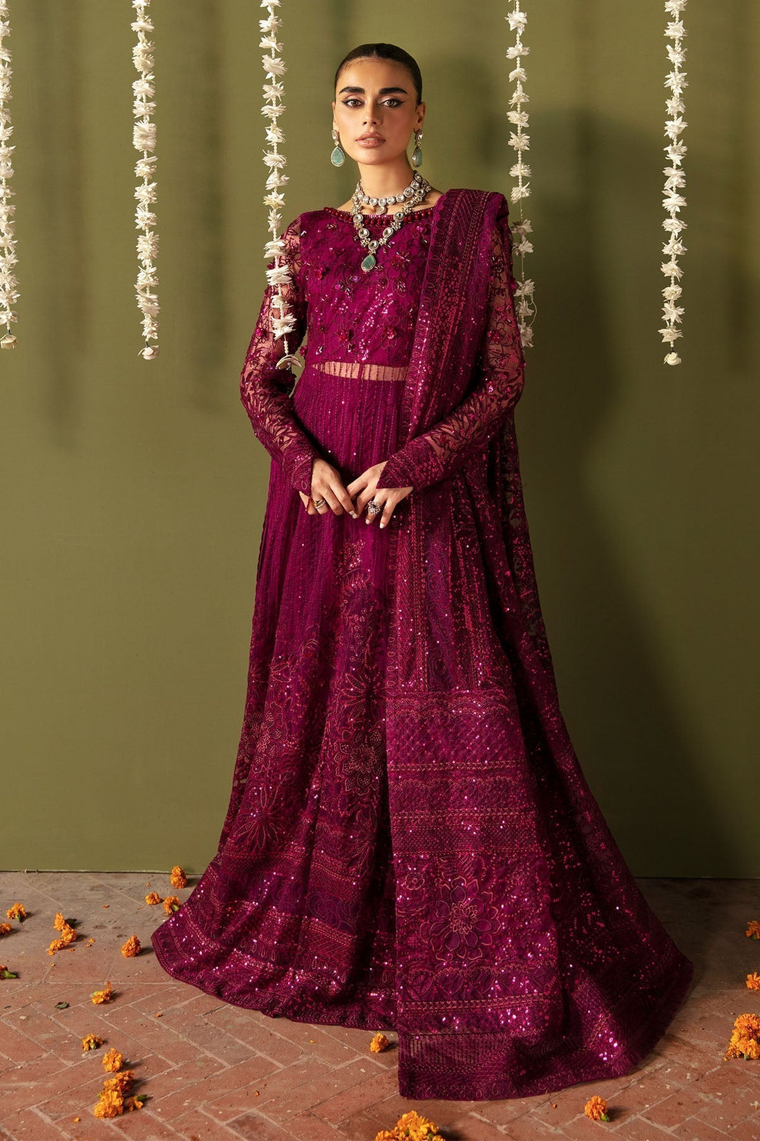 Nureh | Jhoomro Wedding Formals | NL-56 - ANARI - by - Libasekhas UK - Registered Vendor of : Nureh - 100% Original Designer Dresss