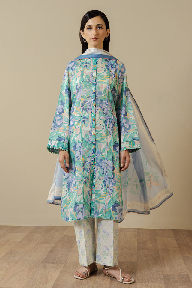 Zara Shahjahan | Coco Prints 26 | ELARIS-6B - by Libasekhas UK - Registered Vendor of : Zara Shahjahan - 100% Original Designer Dress