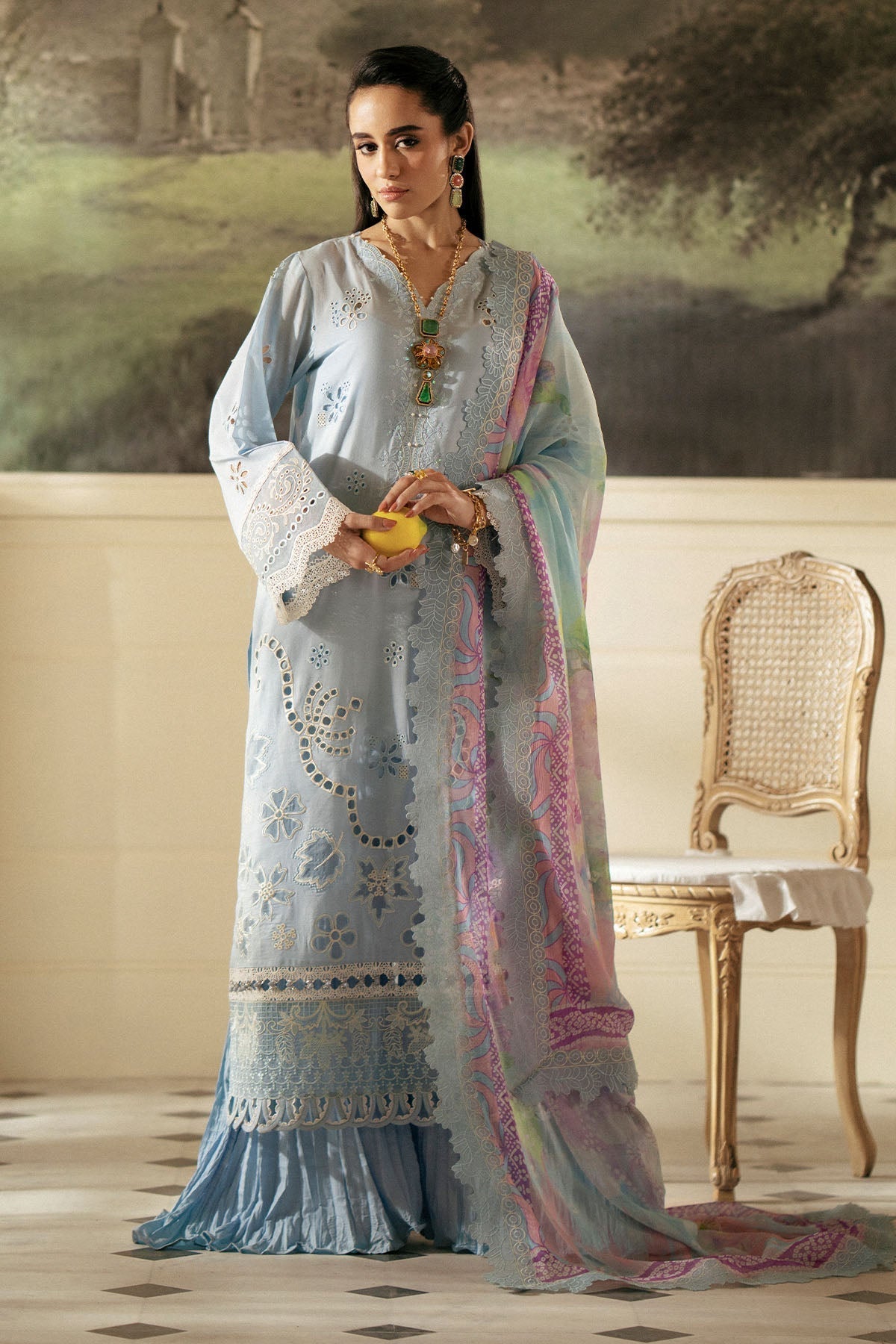 Nureh | Maya Lawn | NS-145 - by - Libasekhas UK - Registered Vendor of : Nureh - 100% Original Designer Dresss