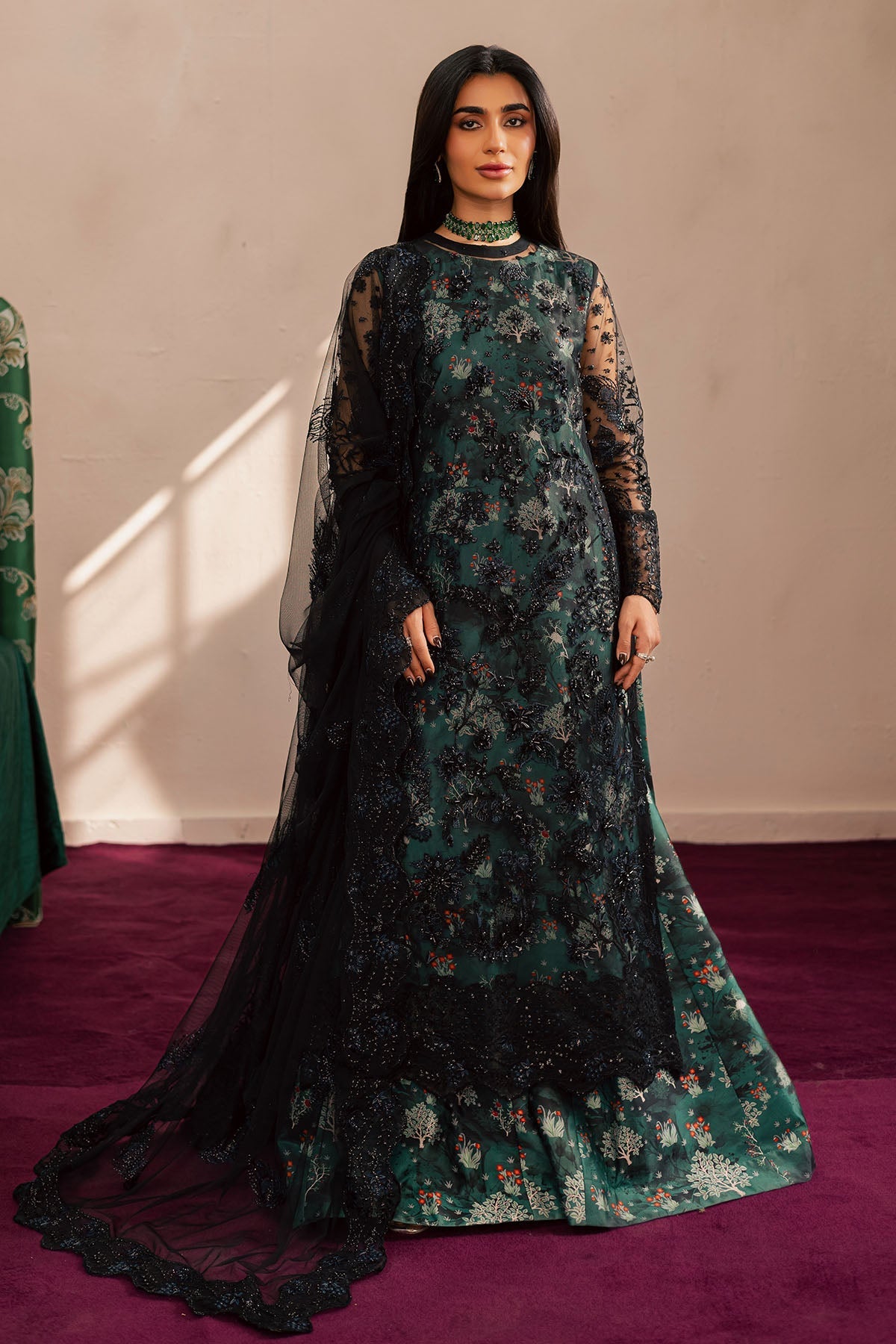 Nureh | Wedding Formals | FP-150 - by Libasekhas UK - Registered Vendor of : Nureh - 100% Original Designer Dress