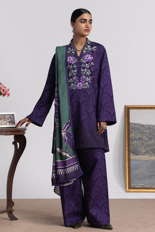 Zara ShahJahan | Coco Prints Winter 26 | Mira-1A - by Libasekhas UK - Registered Vendor of : Zara ShahJahan - 100% Original Designer Dress