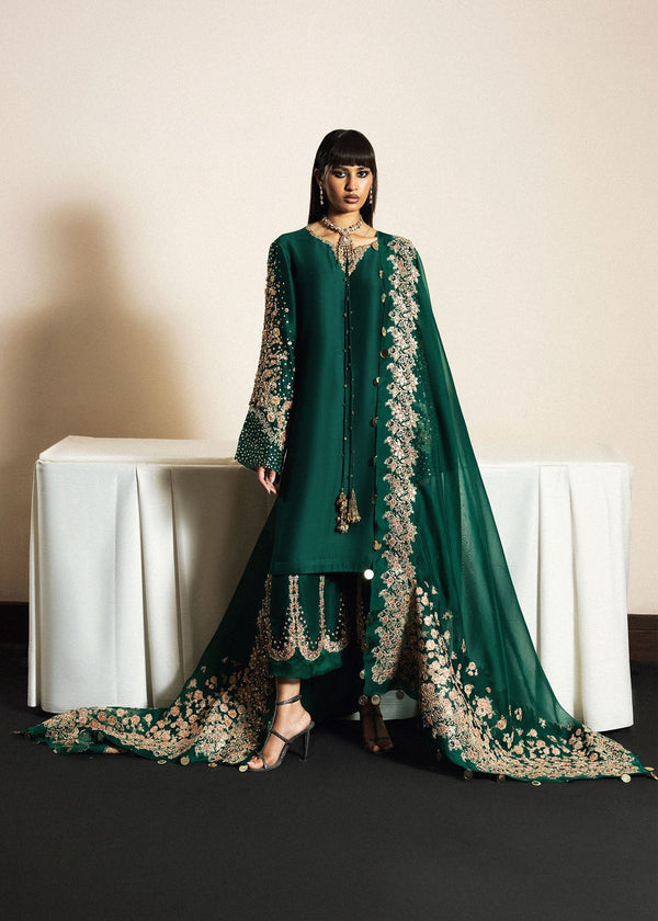 Hussain Rehar | Luxury Pret 26 | Noor Lepoque - by Libasekhas UK - Registered Vendor of : Hussain Rehar - 100% Original Designer Dress