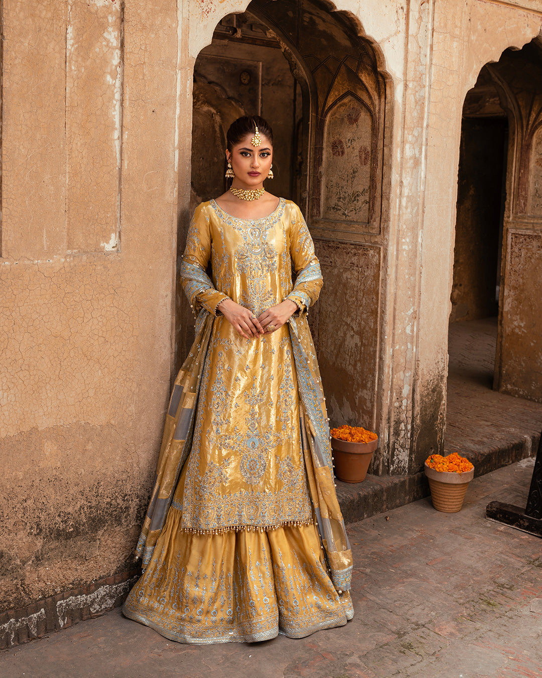 Faiza Saqlain | Nira Festive | Sozan - by - Libasekhas UK - Registered Vendor of : Faiza Saqlain - 100% Original Designer Dresss