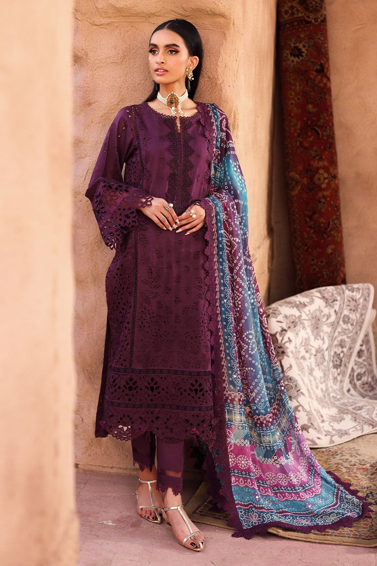 Nureh | Bazaar Lawn | NE-161 - by - Libasekhas UK - Registered Vendor of : Nureh - 100% Original Designer Dresss