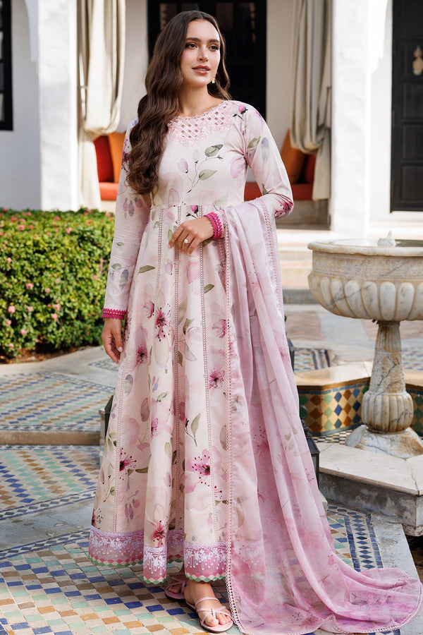 Farasha | Printed Essentials | Pink Bloom - by - Libasekhas UK - Registered Vendor of : Farasha - 100% Original Designer Dresss