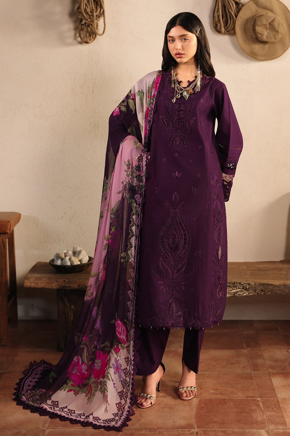 Nureh | Raha Lawn | NE-246 - by Libasekhas UK - Registered Vendor of : Nureh - 100% Original Designer Dress