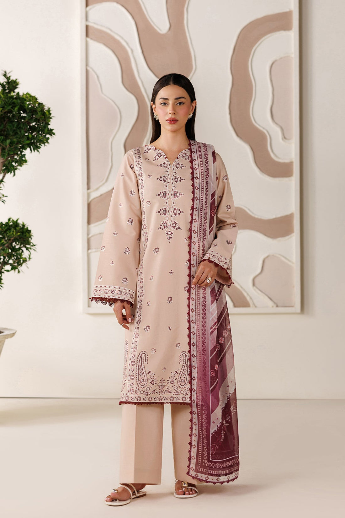Farasha | Summer Melody 26 | Peach Blush - by Libasekhas UK - Registered Vendor of : Farasha - 100% Original Designer Dress