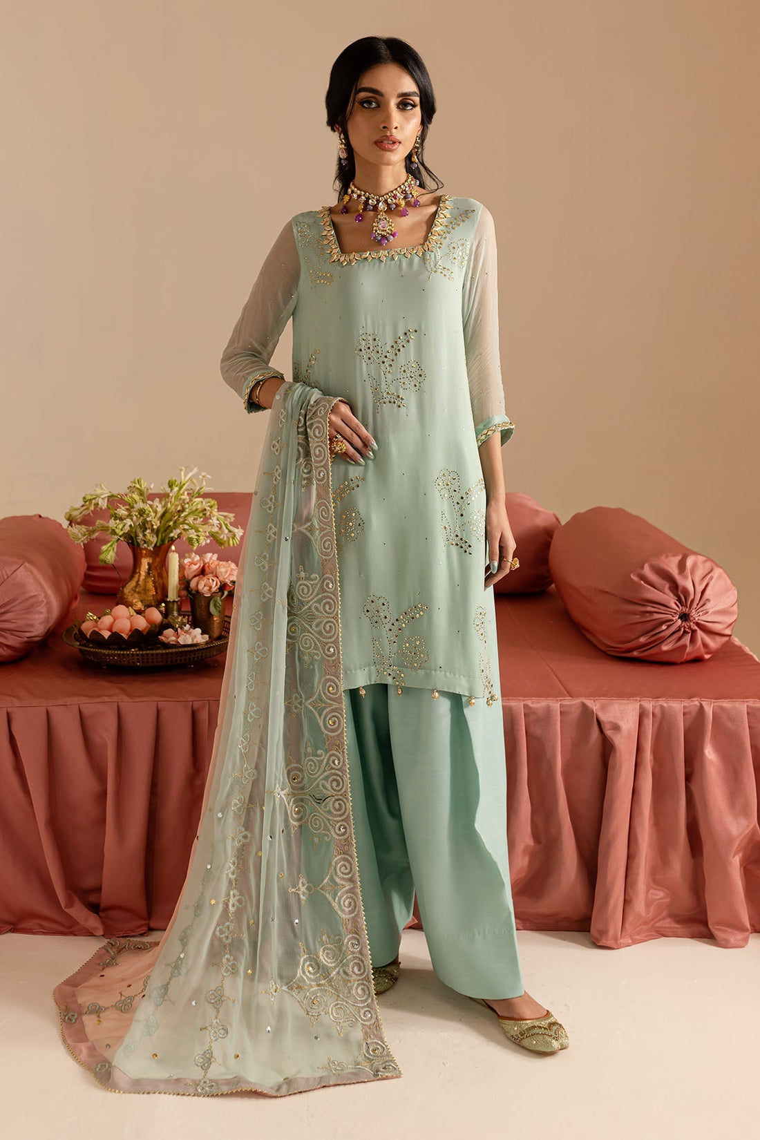 Nureh | Mukeshkari Formals | MK-11 - by - Libasekhas UK - Registered Vendor of : Nureh - 100% Original Designer Dresss