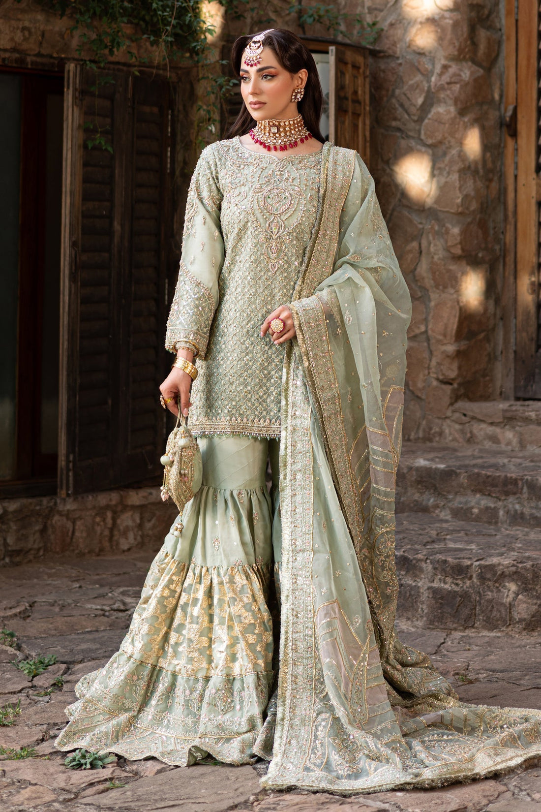 Naqshi | Samarkand Wedding Formals | Mah-e-Meer - by - Libasekhas UK - Registered Vendor of : Naqshi - 100% Original Designer Dresss