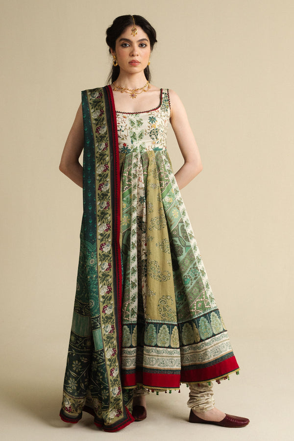 Zara Shahjahan | Anarkali 25 | Saawan-D2 - by Libasekhas UK - Registered Vendor of : Zara Shahjahan - 100% Original Designer Dress