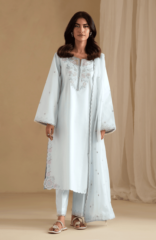 Seran | Luxury Pret | DELYRA - 3 pc - by Libasekhas UK - Registered Vendor of : Seran - 100% Original Designer Dress