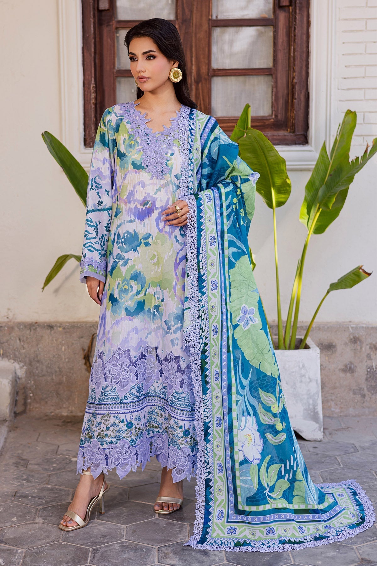 Nureh | Rania Prints | NR-07 - by Libasekhas UK - Registered Vendor of : Nureh - 100% Original Designer Dress