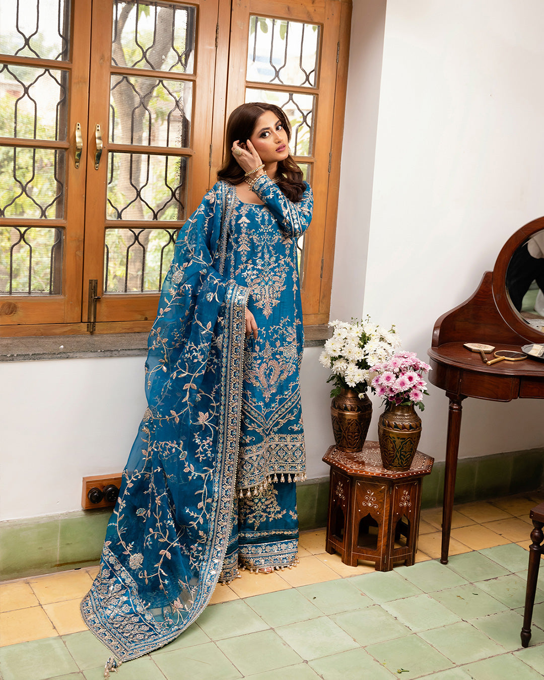 Faiza Saqlain | Nira Festive | Ariya - by - Libasekhas UK - Registered Vendor of : Faiza Saqlain - 100% Original Designer Dresss