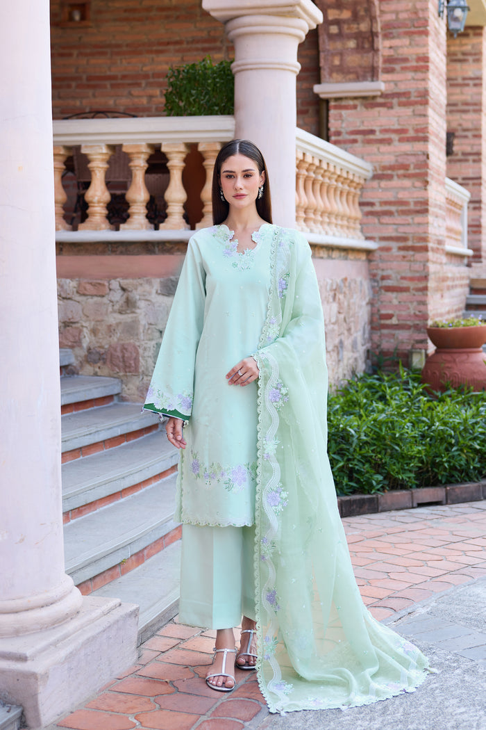 Farasha | Sorine Summer 26 | Misty Mint - by Libasekhas UK - Registered Vendor of : Farasha - 100% Original Designer Dress