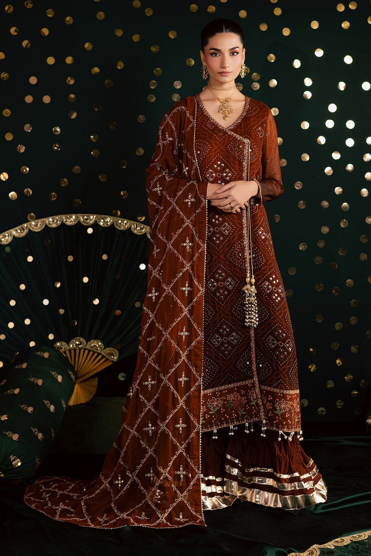 Nureh | Mukeshkari Formals | MK-19 - by Libasekhas UK - Registered Vendor of : Nureh - 100% Original Designer Dress