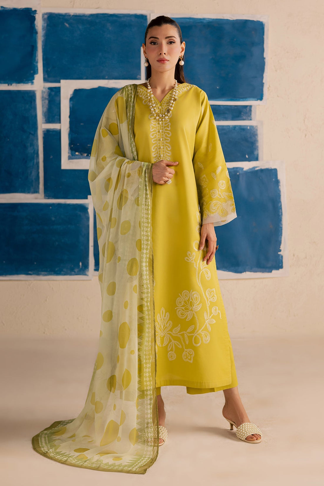 Nureh | Shades of Summer | NP-780 - by Libasekhas UK - Registered Vendor of : Nureh - 100% Original Designer Dress
