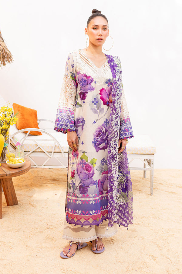 Nureh | Gardenia Lawn 24 | NS-138 A - by - Libasekhas UK - Registered Vendor of : Nureh - 100% Original Designer Dresss