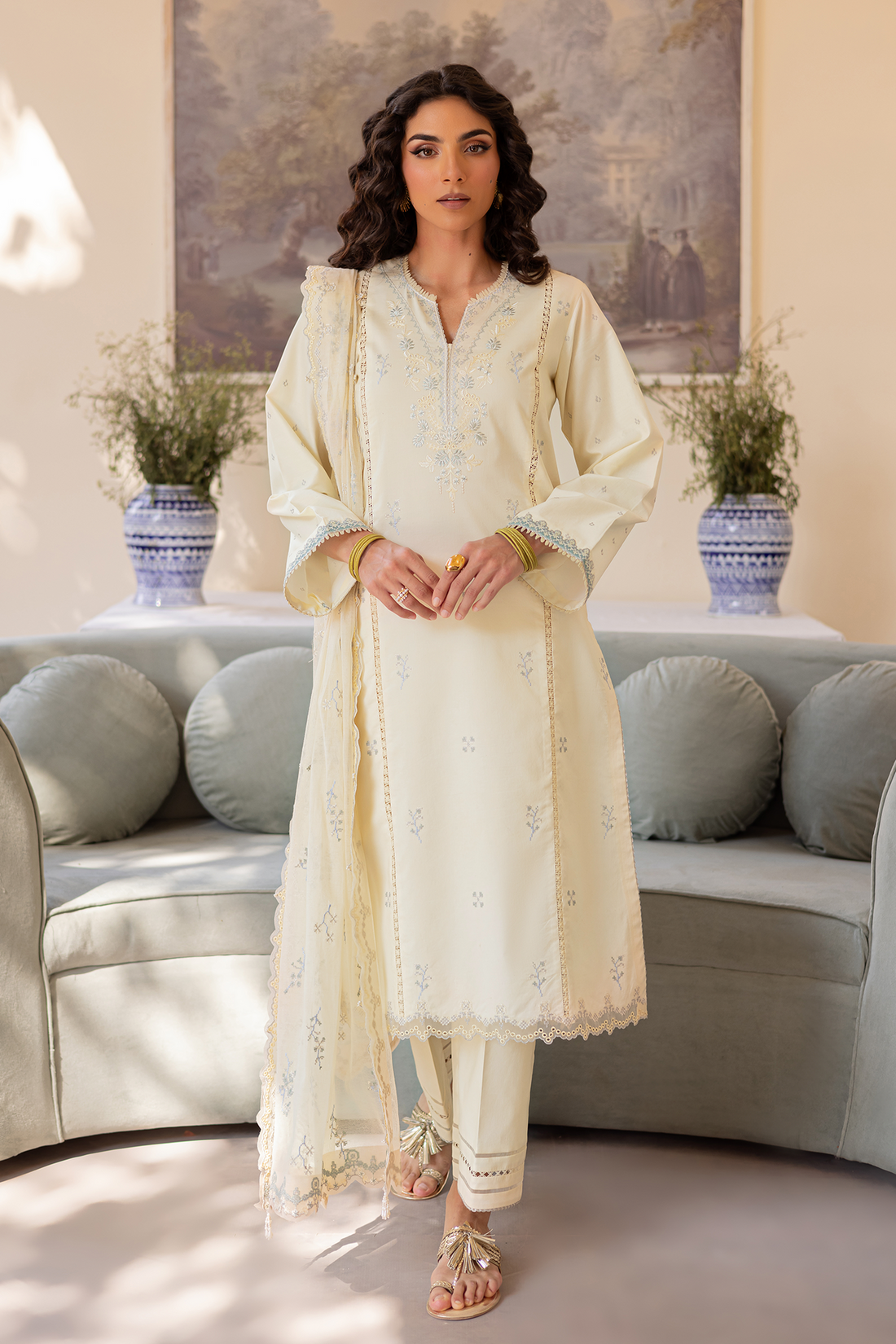 Seran | Nayab Eid Lawn | HINA - Ladies Clothes -  Libasekhas