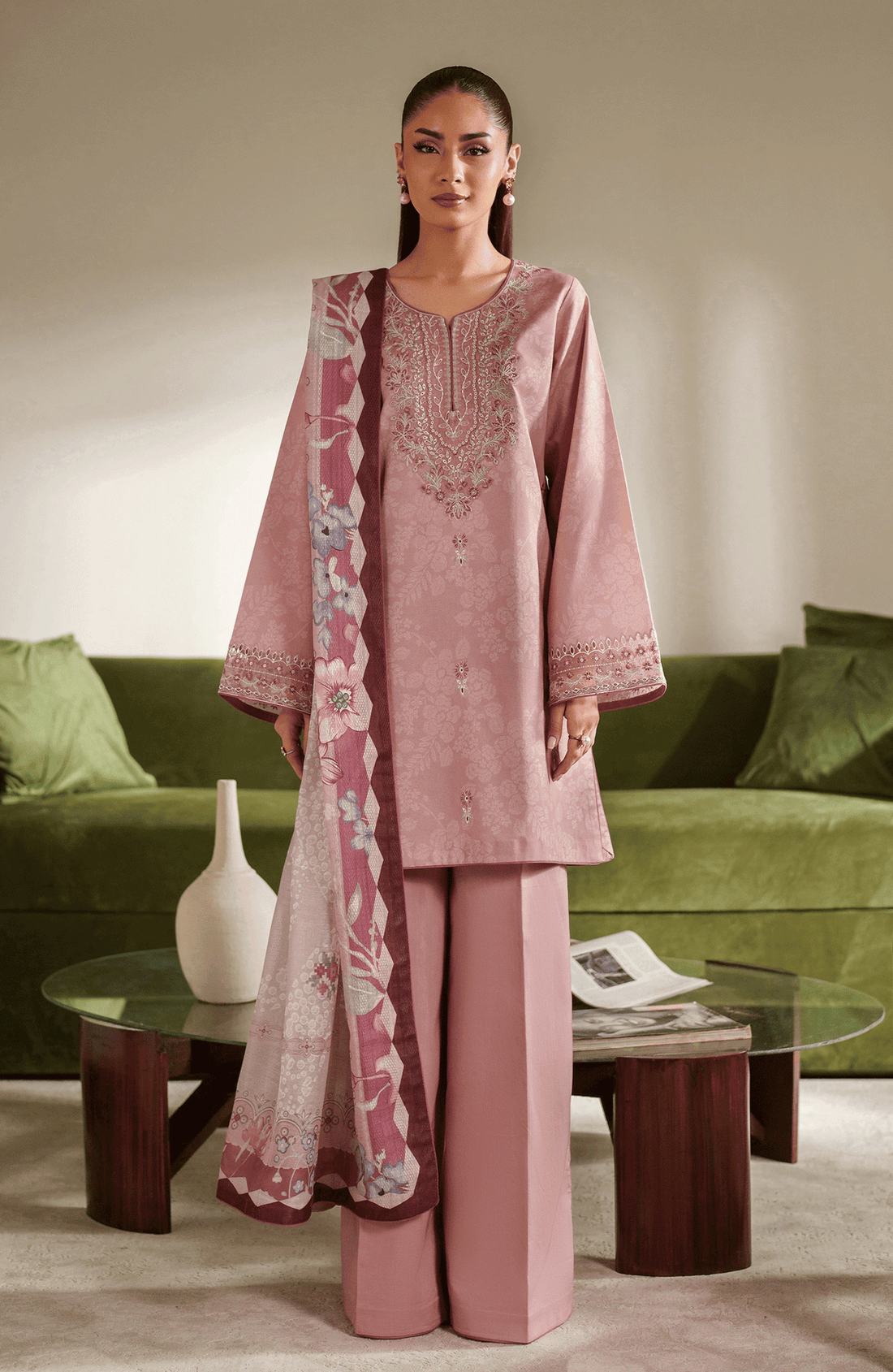 Seran | Ilara Cambric | ELANORA - by Libasekhas UK - Registered Vendor of : Seran - 100% Original Designer Dress