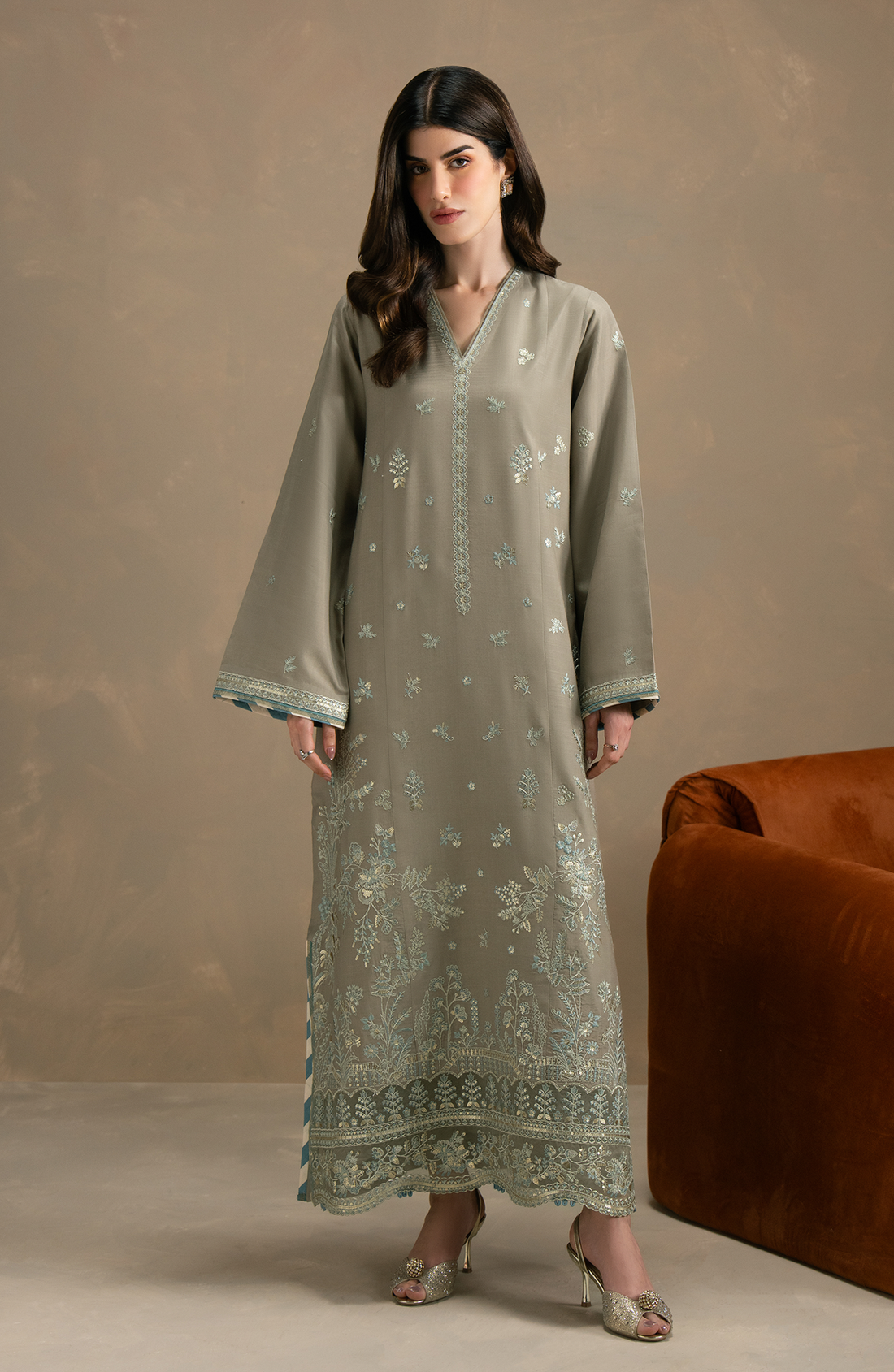 Seran | Lumiere RTW Eid 26 | Dune - by Libasekhas UK - Registered Vendor of : Seran - 100% Original Designer Dress