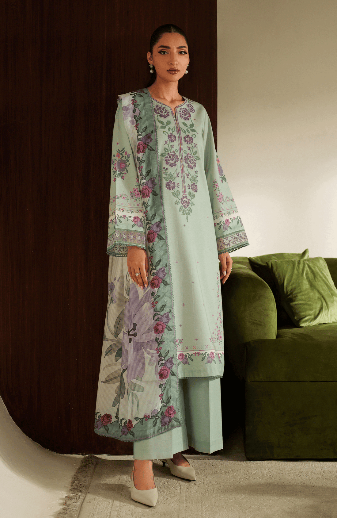 Seran | Ilara Cambric | AVELINE - by Libasekhas UK - Registered Vendor of : Seran - 100% Original Designer Dress