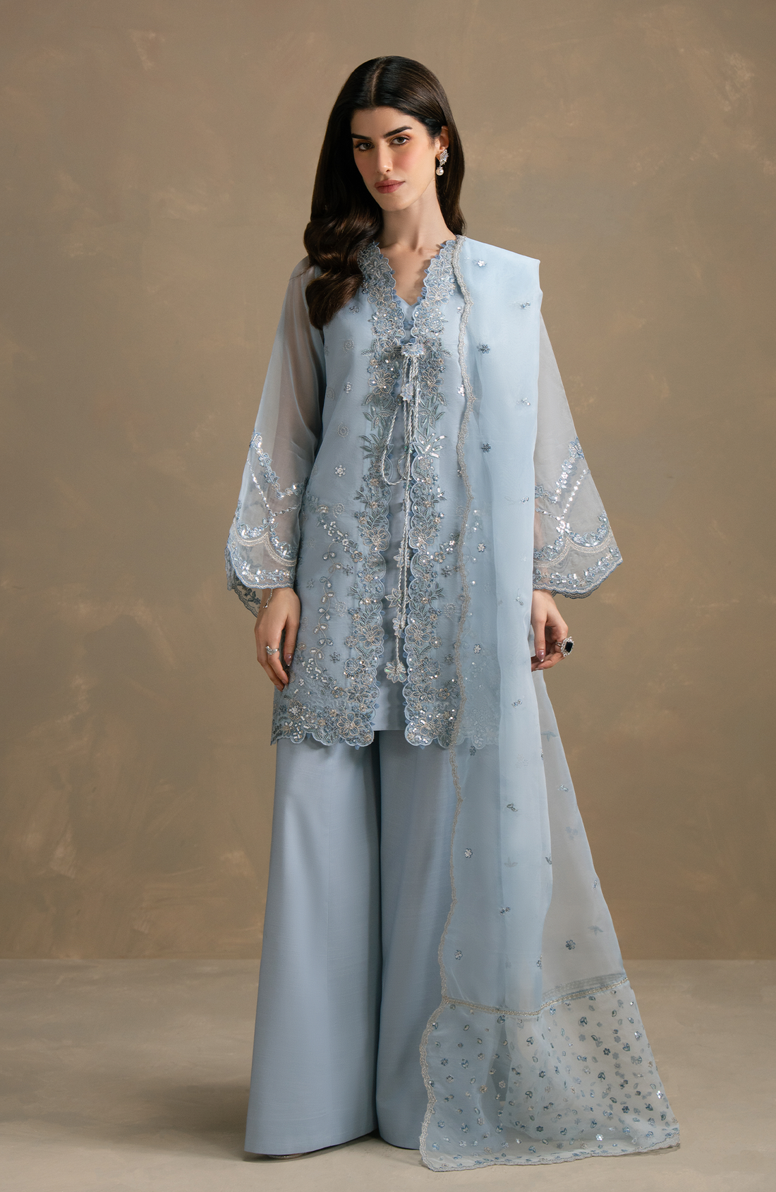 Seran | Lumiere RTW Eid 26 | Ciel - by Libasekhas UK - Registered Vendor of : Seran - 100% Original Designer Dress