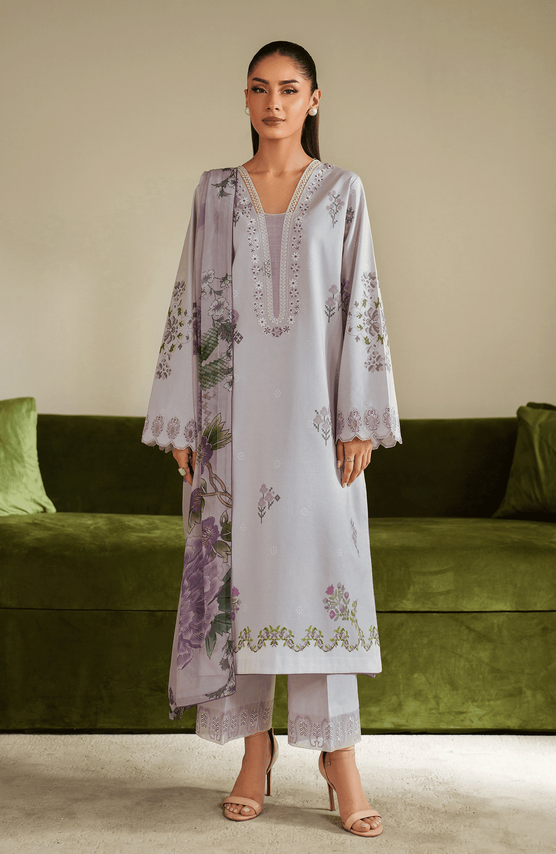 Seran | Ilara Cambric | LAVARA - by Libasekhas UK - Registered Vendor of : Seran - 100% Original Designer Dress
