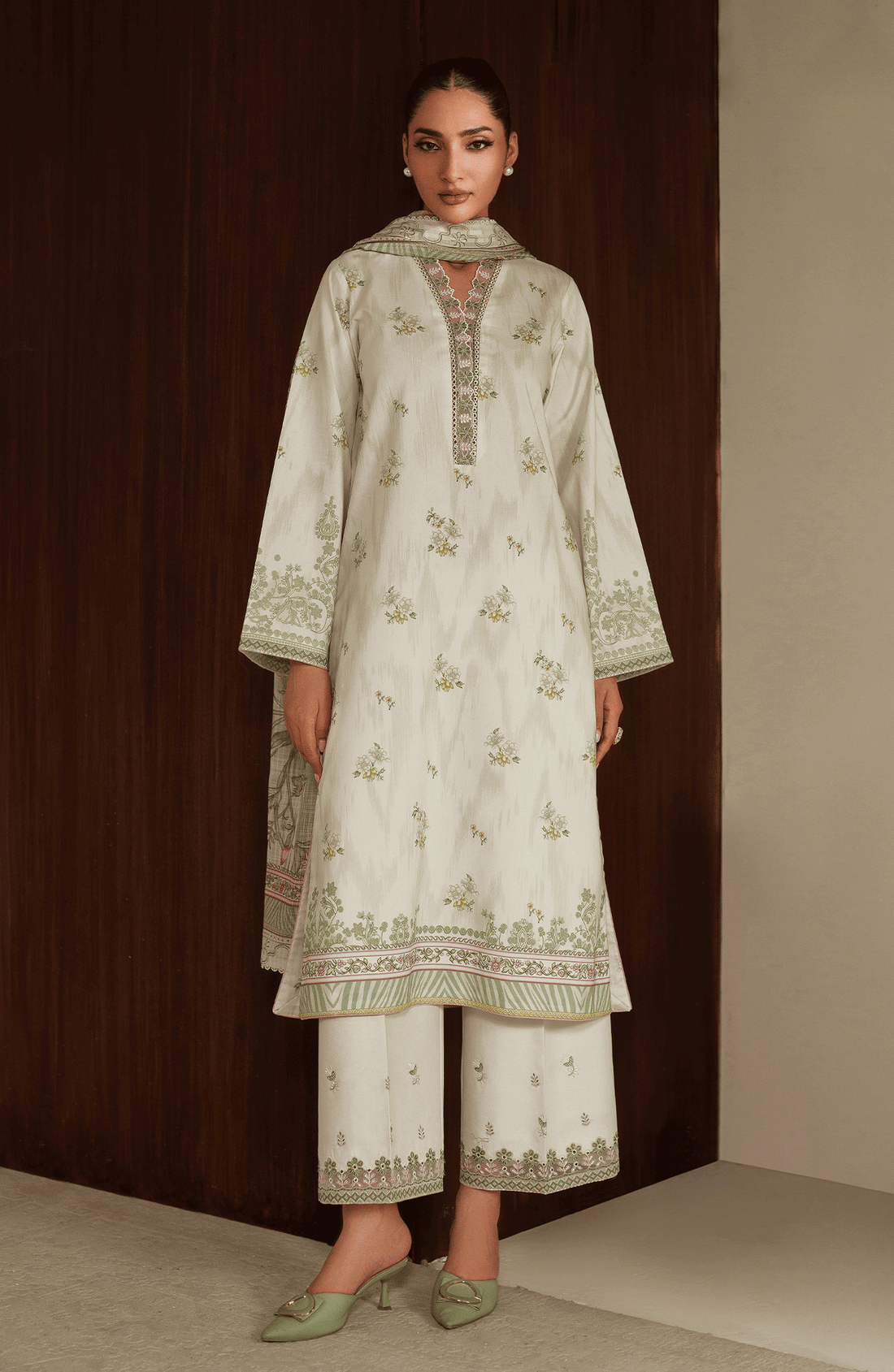Seran | Ilara Cambric | ELVERRA - by Libasekhas UK - Registered Vendor of : Seran - 100% Original Designer Dress