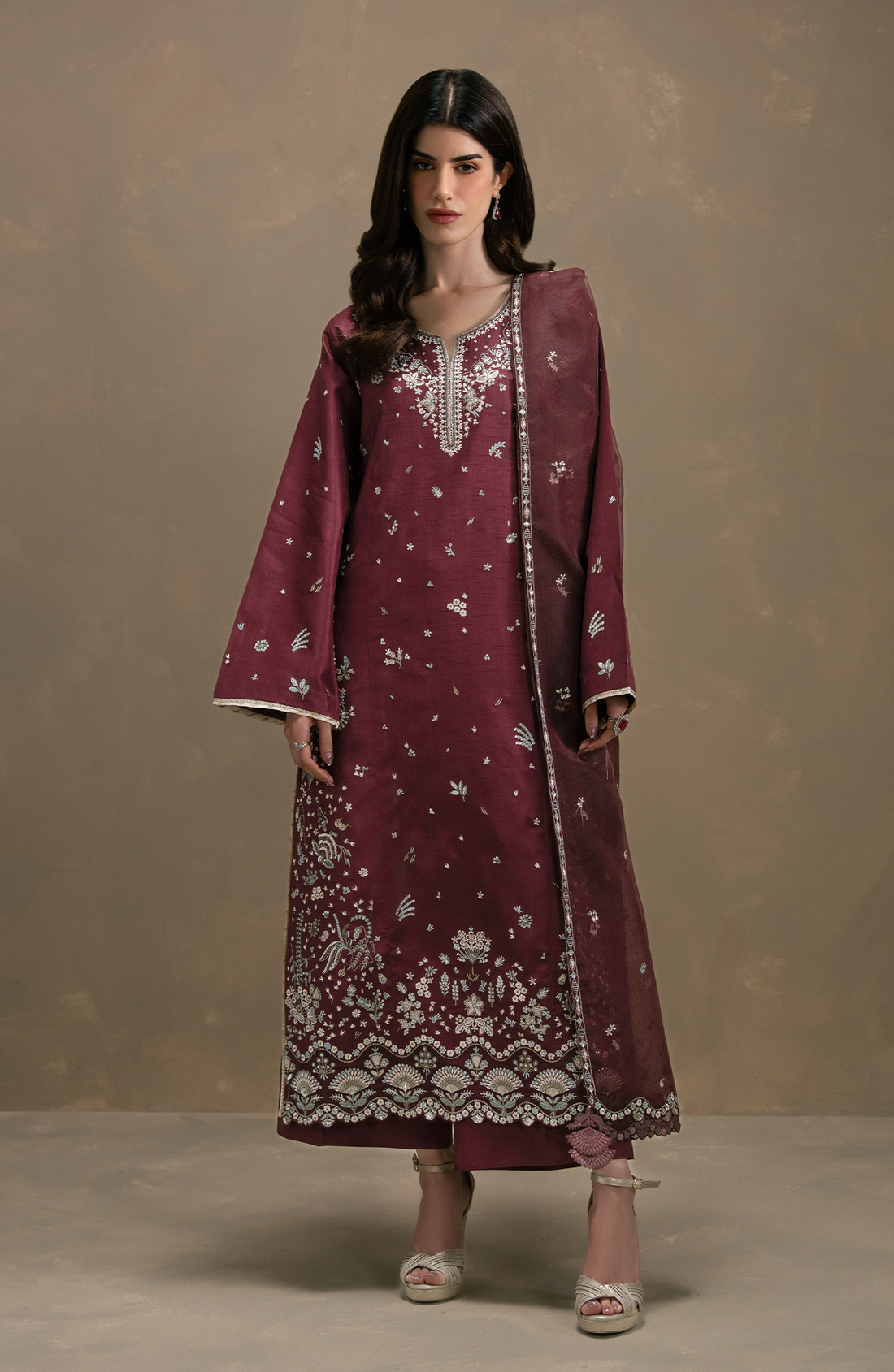 Seran | Lumiere RTW Eid 26 | Rouge - by Libasekhas UK - Registered Vendor of : Seran - 100% Original Designer Dress