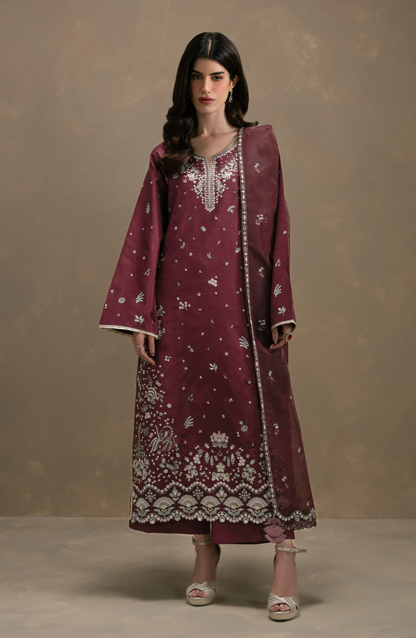 Seran | Lumiere RTW Eid 26 | Rouge - by Libasekhas UK - Registered Vendor of : Seran - 100% Original Designer Dress
