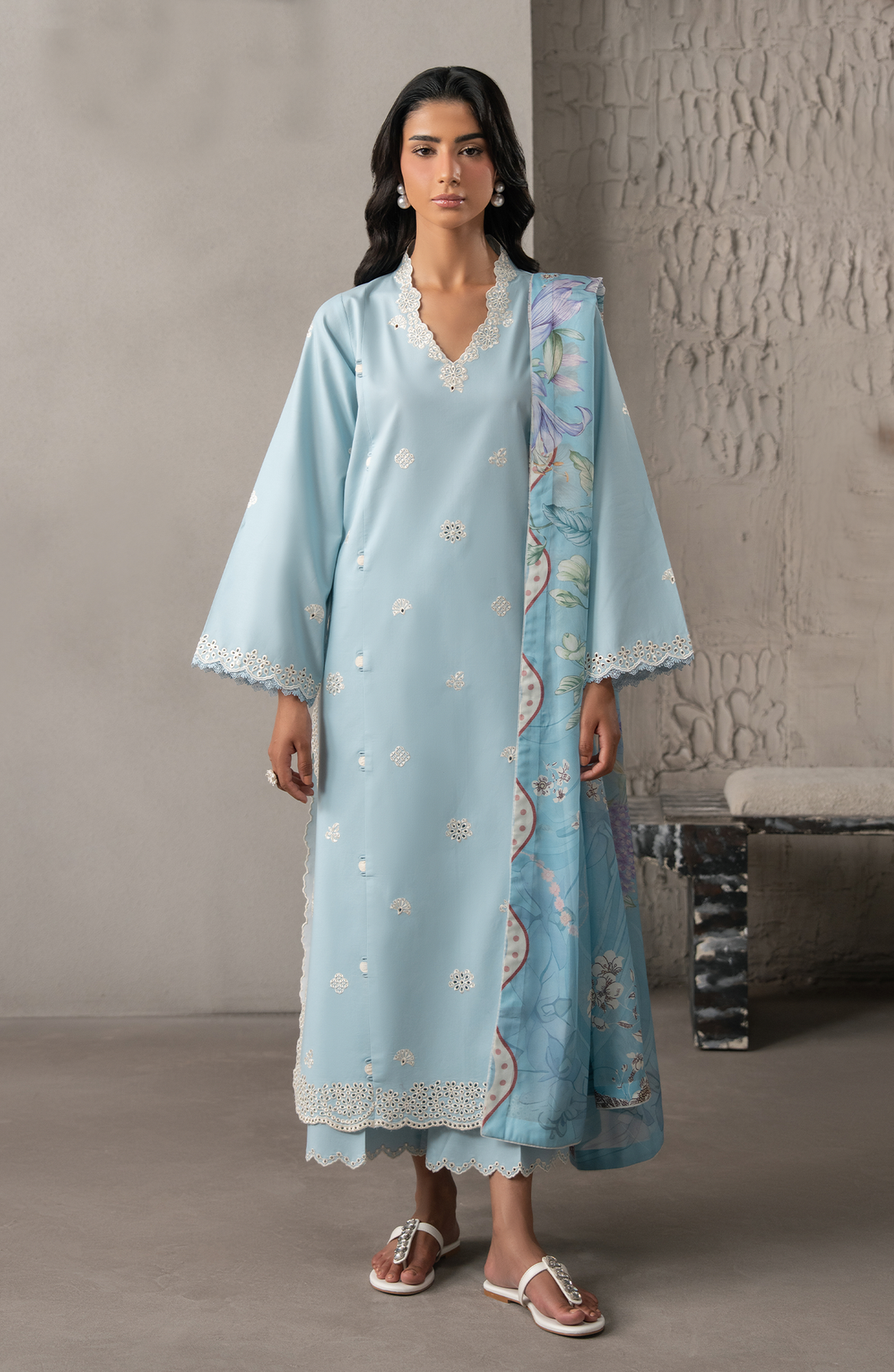 Seran | Selure Lawn | Azurae - by Libasekhas UK - Registered Vendor of : Seran - 100% Original Designer Dress
