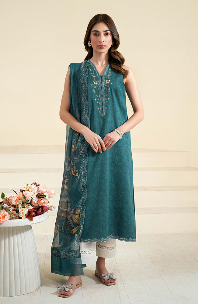 Seran | Daffodils Lawn 24 | Jules - by - Libasekhas UK - Registered Vendor of : Seran - 100% Original Designer Dresss