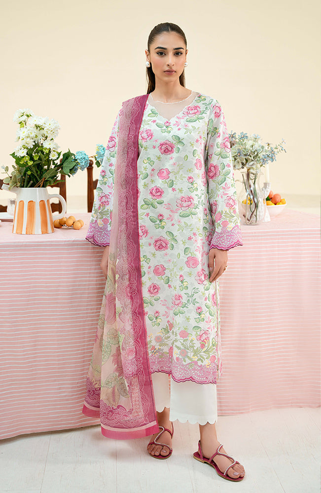 Seran | Daffodils Lawn 24 | Freya - by - Libasekhas UK - Registered Vendor of : Seran - 100% Original Designer Dresss