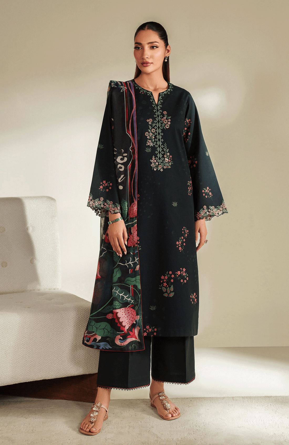 Seran | Ilara Cambric |NOIREA - by Libasekhas UK - Registered Vendor of : Seran - 100% Original Designer Dress