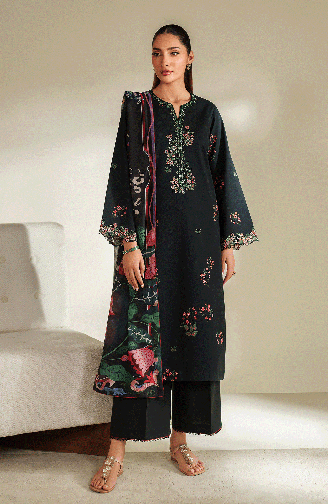 Seran | Ilara Cambric |NOIREA - by Libasekhas UK - Registered Vendor of : Seran - 100% Original Designer Dress