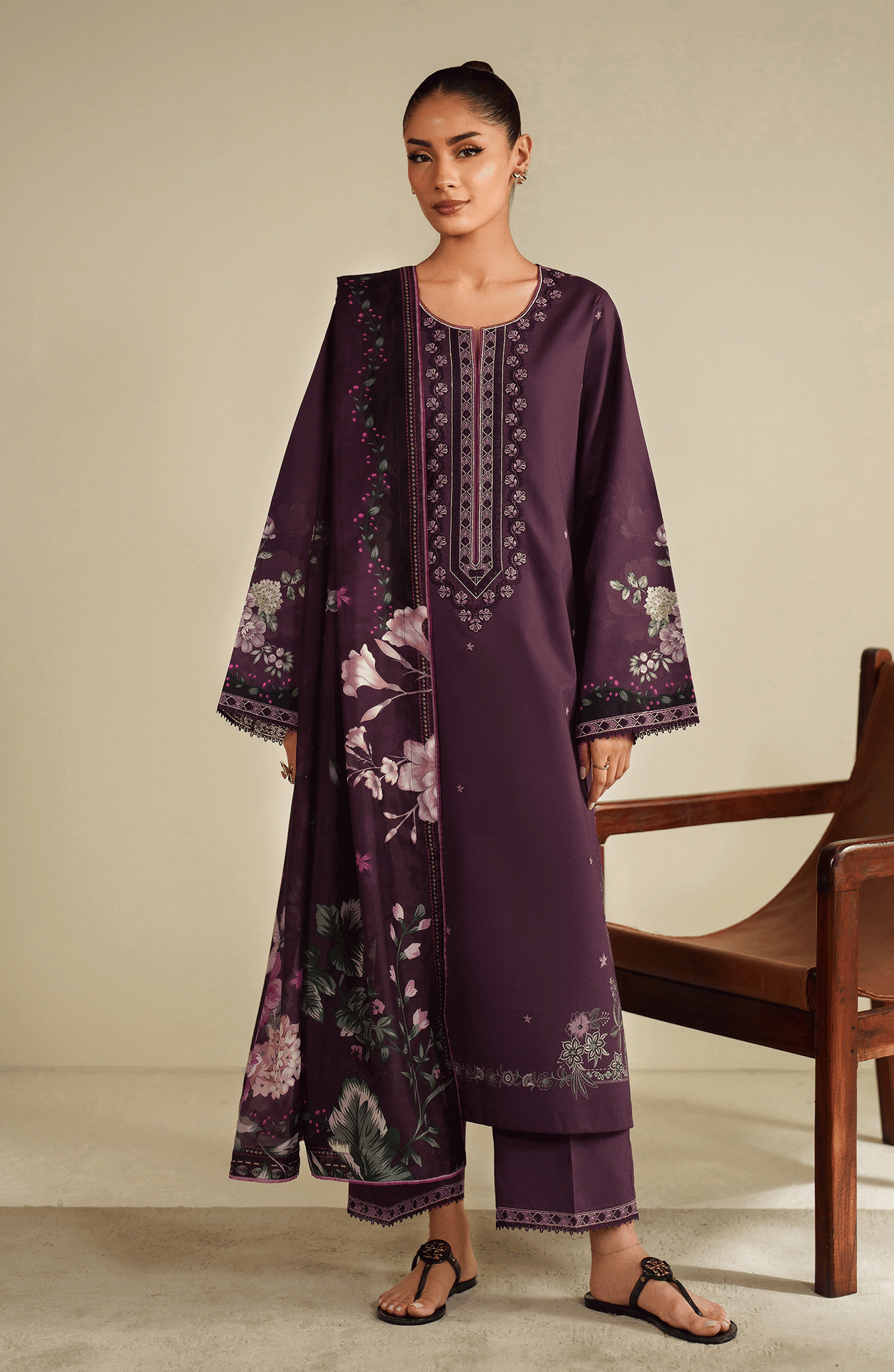 Seran | Ilara Cambric | PLUMORA - by Libasekhas UK - Registered Vendor of : Seran - 100% Original Designer Dress