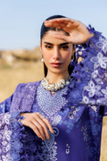 Emaan adeel | Sunlit Groove Luxury Lawn 26 | PETAL PULSE - by Libasekhas UK - Registered Vendor of : Emaan Adeel - 100% Original Designer Dress