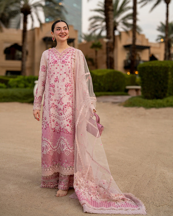 Faiza Saqlain | AYA - Unstitched Luxury Lawn '26 | Lamija - by Libasekhas UK - Registered Vendor of : Faiza Saqlain - 100% Original Designer Dress
